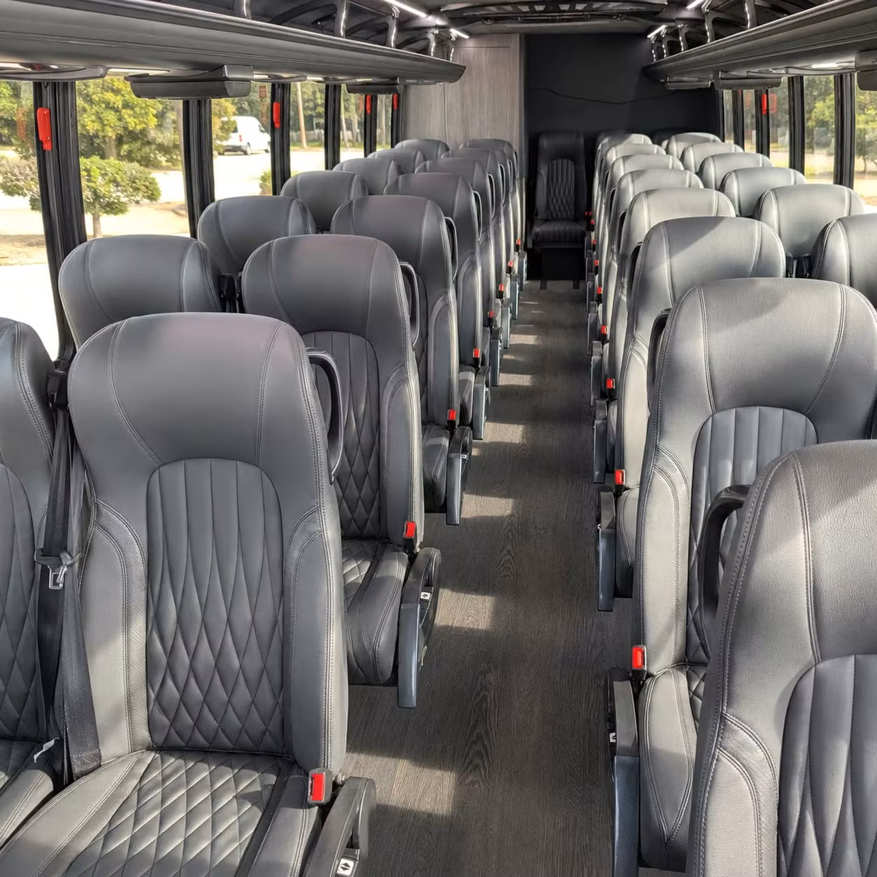25 passenger minibus inside