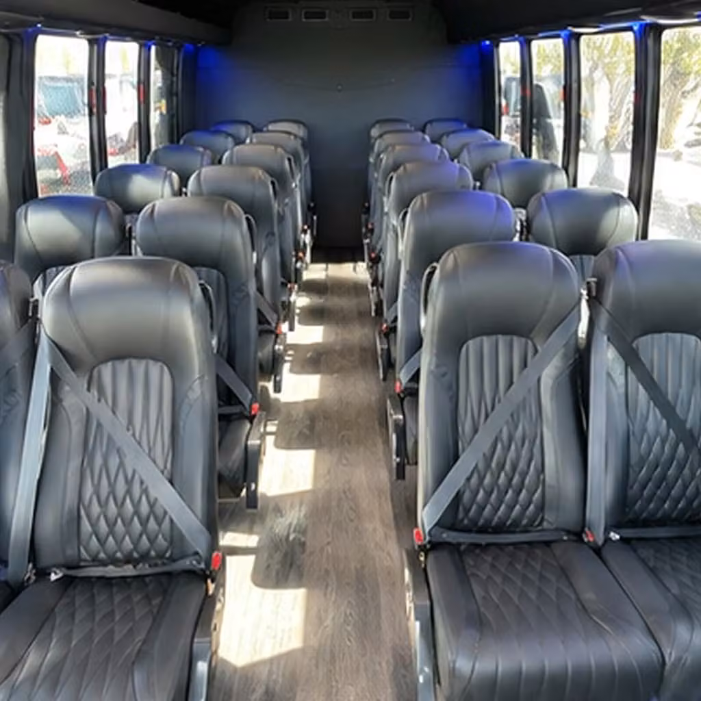 35 passenger minibus interior