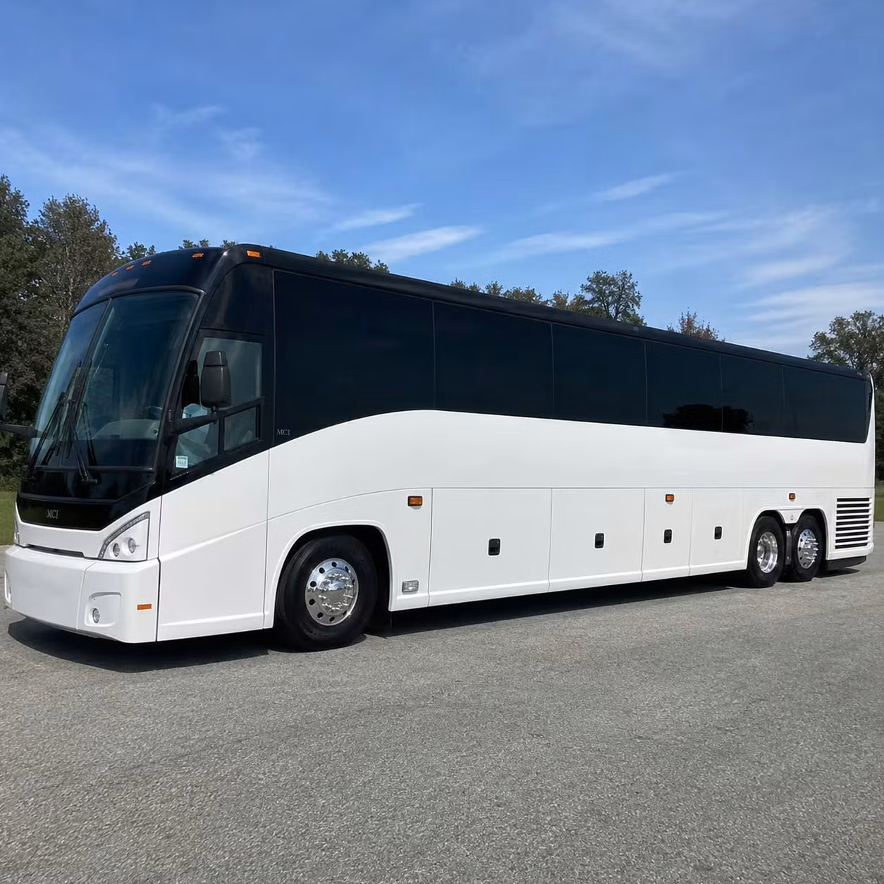 bus rental options for charleston trips
