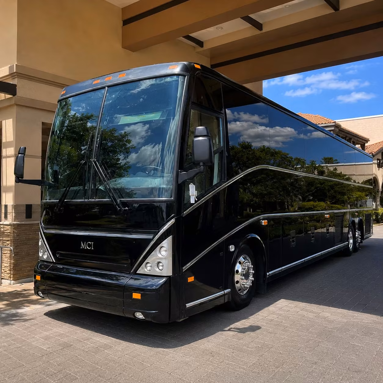on game day traffic and concert nights a charter bus changes everything
